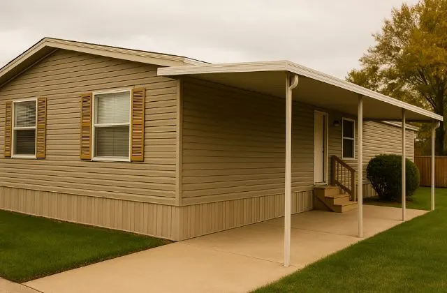 Manufactured home awnings and carports, call Mesic at (623) 915-1447