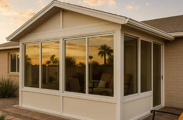 Mobile home sunrooms and patios in Arizona, call (623) 915-1447